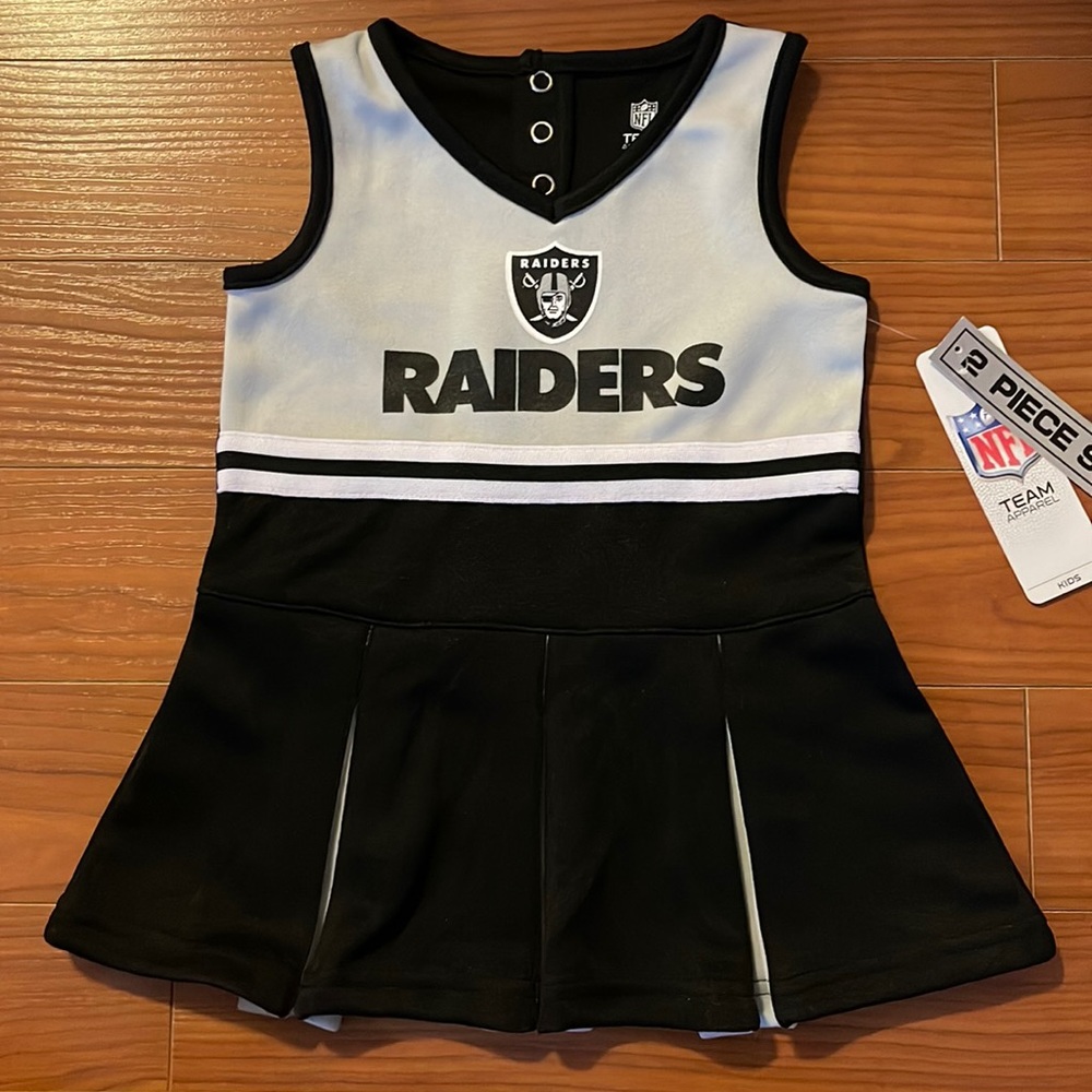 NFL Raiders Baby Cheer Dress (1 Piece) ~ Size 18M